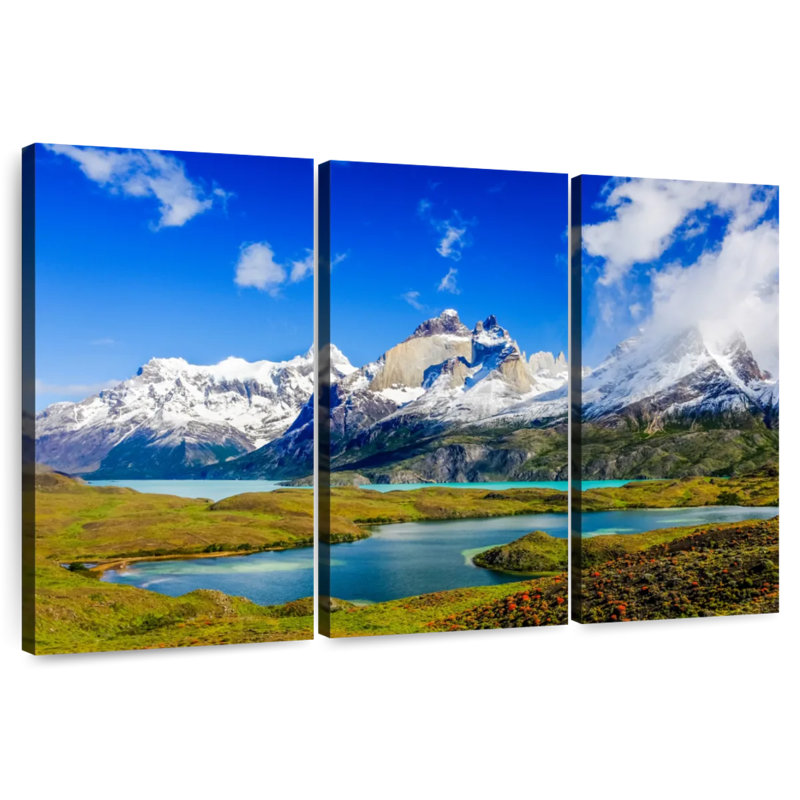 Alvord Breathtaking Torres Del Paine, 36" H x 57" W