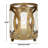 8'' H Tabletop Votive Holder-33350413
