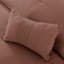 Fils modernes - ensemble d'édredon Beck - microfibre brossée en duvet synthétique - ensemble de couvre-lit toutes saisons élégant - comprend édredon, taies décoratives et coussin décoratif-51159855-51159856