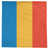 Bleu, jaune et orange