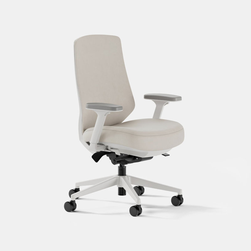 Ergonomic Chair Pro, Limestone, White