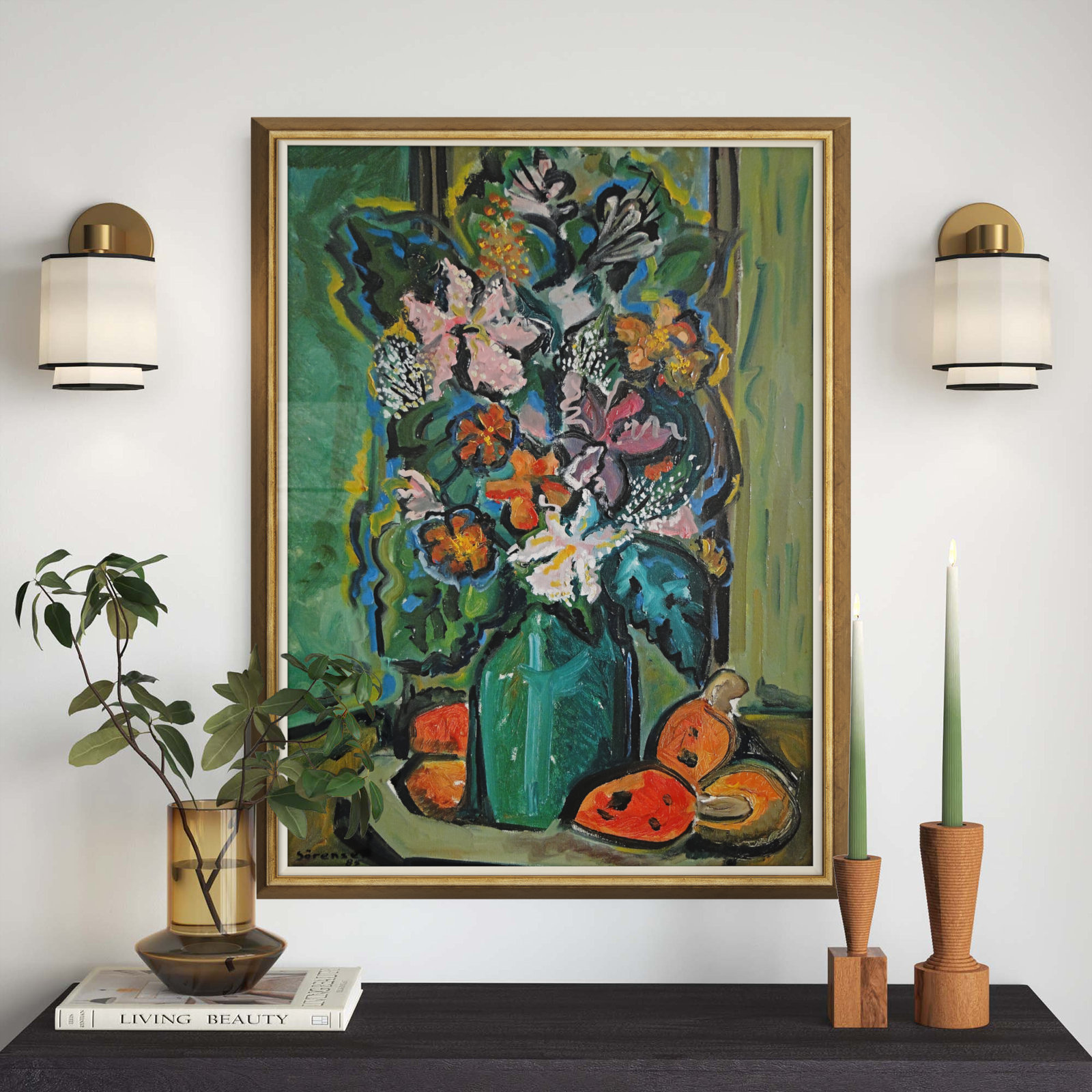 The Green Vase Painting