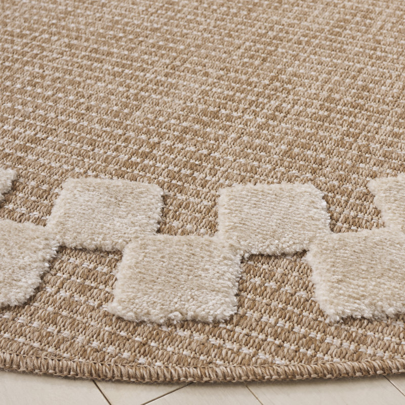 Tapis couleur unie Clayton 100, Rond 6 pi 7 po