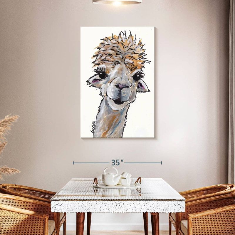 Brampt Alpaca Angel, 45" H x 30" W