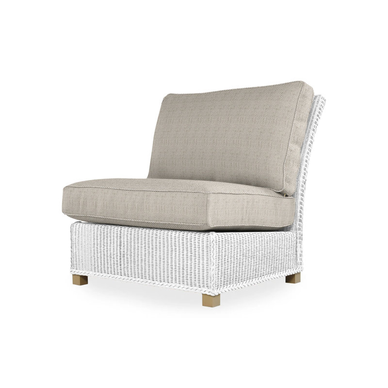 Hamptons Outdoor Lounge Chair, Cottage Pepper, White