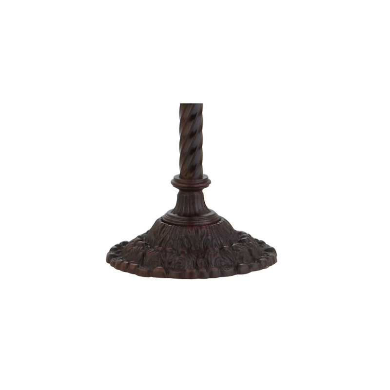 Lampe torchère sur pied 71 "avec libellule Tiffany Ostlund, rouge