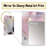 Pink And Gold Inner Worlds Of Marble I - Marble Large Wall Mirror, Modern Unique Mirror, Printed Metal Art-458944081