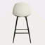 Tabourets de comptoir, ensemble de 2 tabourets de bar avec dossier et repose-pieds, tabourets de bar modernes de hauteur comptoir en métal pour le bar de cuisine à domicile, chaises de tabouret sans accoudoirs