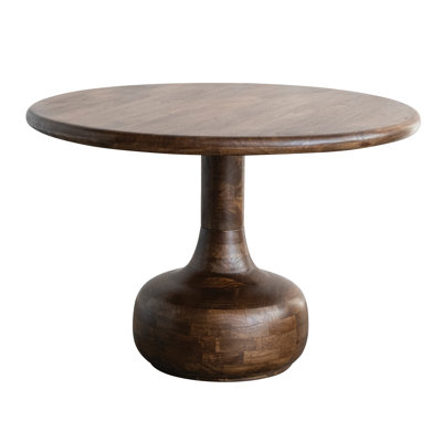 Round Mango Wood Dining Table