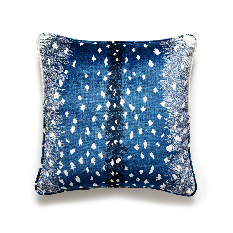 Wild Glamour Square Pillow Cover & Insert, Midnight
