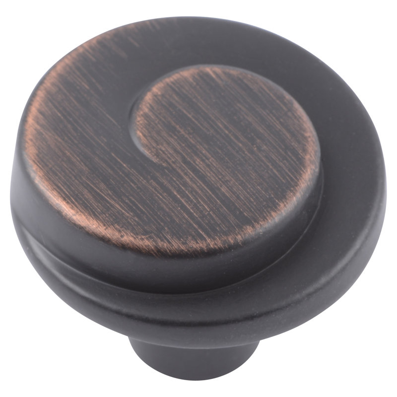 Hawthorne 1 1/8" Diameter Mushroom Knob Multipack, Oil Rubbed Bronze