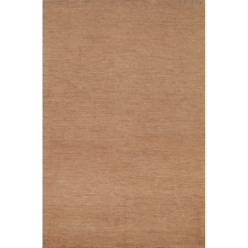 Tapis brun clair moderne Gabbeh 3 x 5