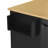 Product Display Video Availablefarmhouse Kitchen Island With Drop Leaf And 2 Seatings, Kitchen Table Set With Storage Cabinet, Drawers, Door Shelves And Power Outlet, Black-343622331