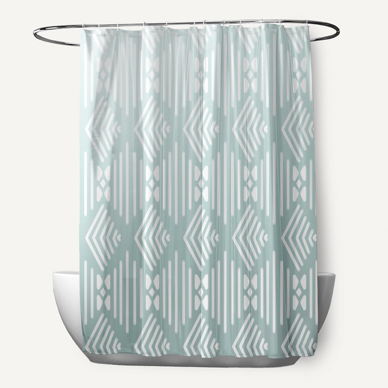 Floral Shower Curtain, Seaside