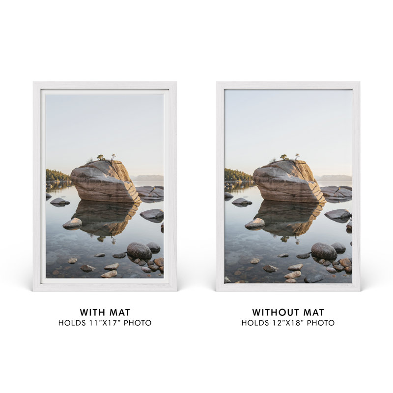 White Oak 12x18 Picture Frame with Glass