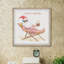 Santa On The Beach - Single Picture Frame Painting-1699660087