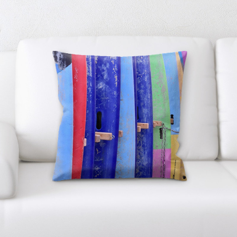 Microsuede Reversible Throw Pillow