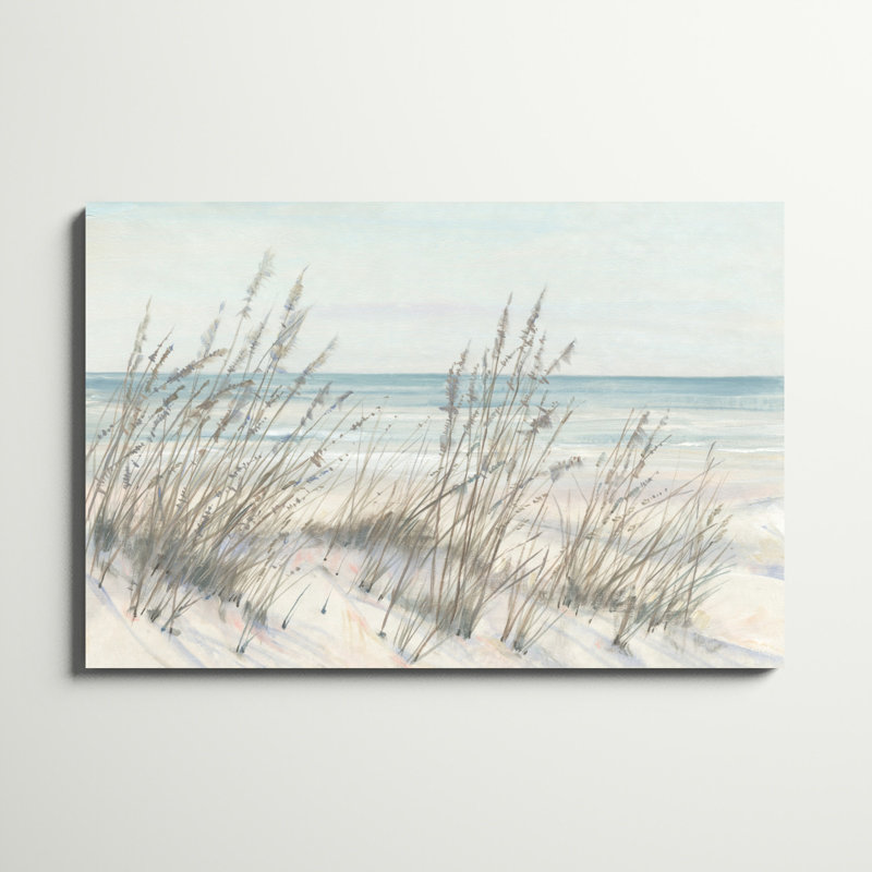 «Beach Grass I» par Tim Otoole - impression sur toile tendue, H 20 po x l 30 po, Toile tendue, No Frame