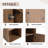 12" Wall-Mounted Bathroom Side Cabinet With Shelf, Soft-Close Door And Modern Floating Design-114222765