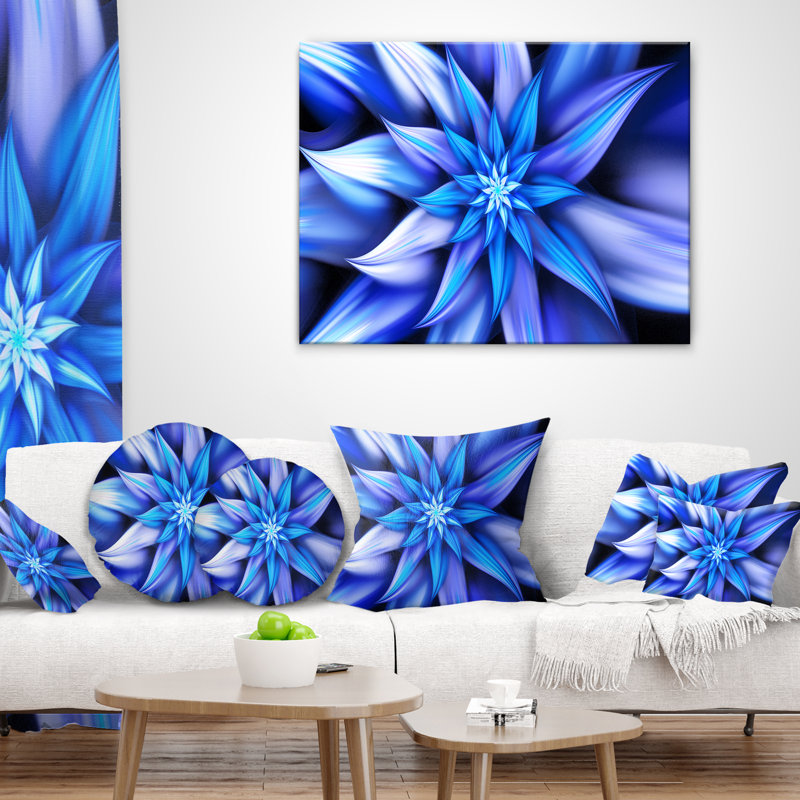 « danse blue pétales », impression sur toile, H 30 po x l 40 po x P 1 po