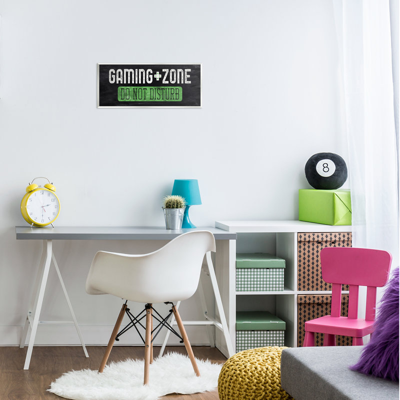 Plaque murale Do Not Disturb Gaming Zone, design par CAD Designs