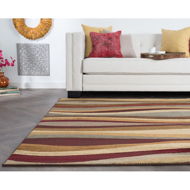 Abercorn Abstract Multi-Color Area Rug