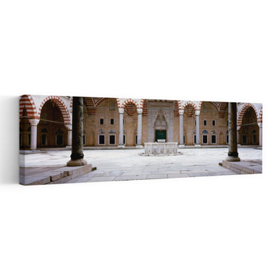 Turquie, Edirne, mosquée Selimiye, art mural contemporain