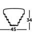 Anifer Glass Flush Mount