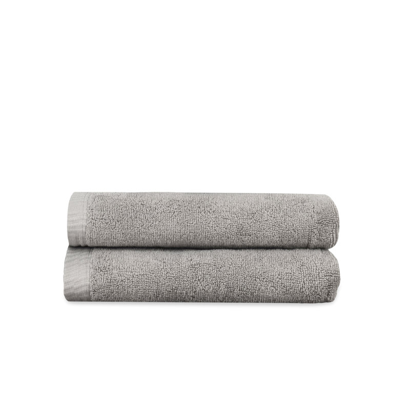 Riviera 2-pc Face Towel Set, Chrome