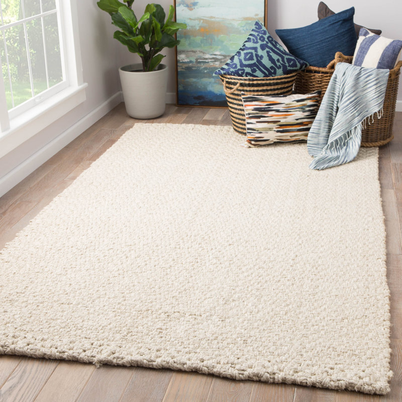 Tate Jute / Sisal Area Rug in Ivory, Rectangle 2' x 3'