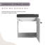 Ensemble de meuble-lavabo simple mural 19,68 "Jivin