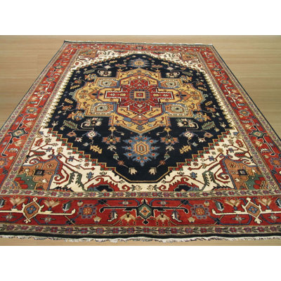 Ella Oriental Brown Hand Knotted Area Rug