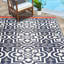 Tapis intérieur / extérieur à motif géométrique réversible Aldo-678526765