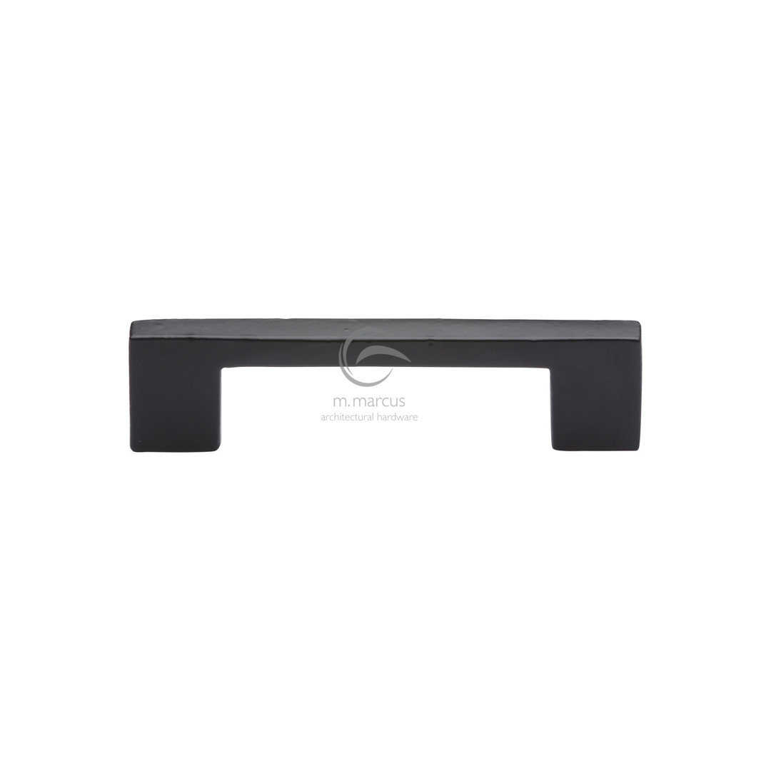 Heritage Brass Matt Black Rustic Iron Cabinet Pull Urban Design