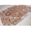 Tapis rétro en laine rétro à motif géométrique rouge 100,8 x 107,1 pouces