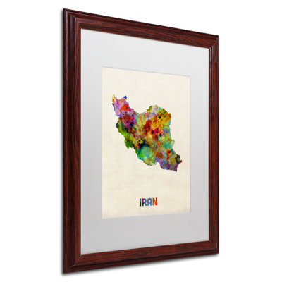 " Iran Map " by Michael Tompsett
