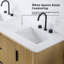 Ensemble de meuble-lavabo double avec dessus Alfons 61