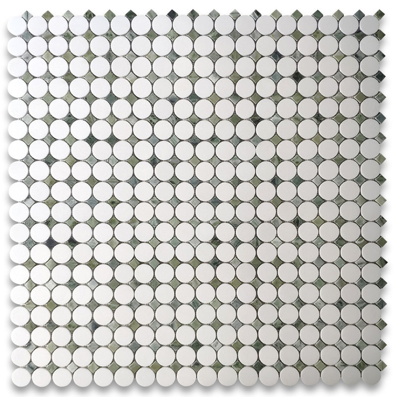 11" x 11" Marble Mosaic Wall & Floor Tile