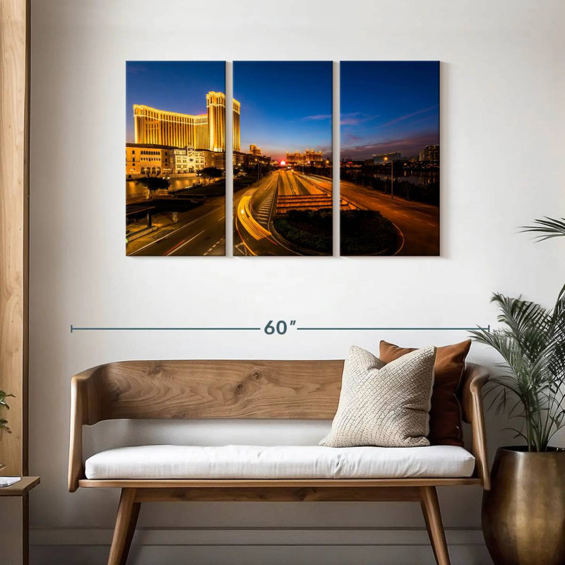 Macau, 28" H x 45" W