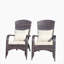 Chaise de patio avec coussins (coussin gris)-1439298872