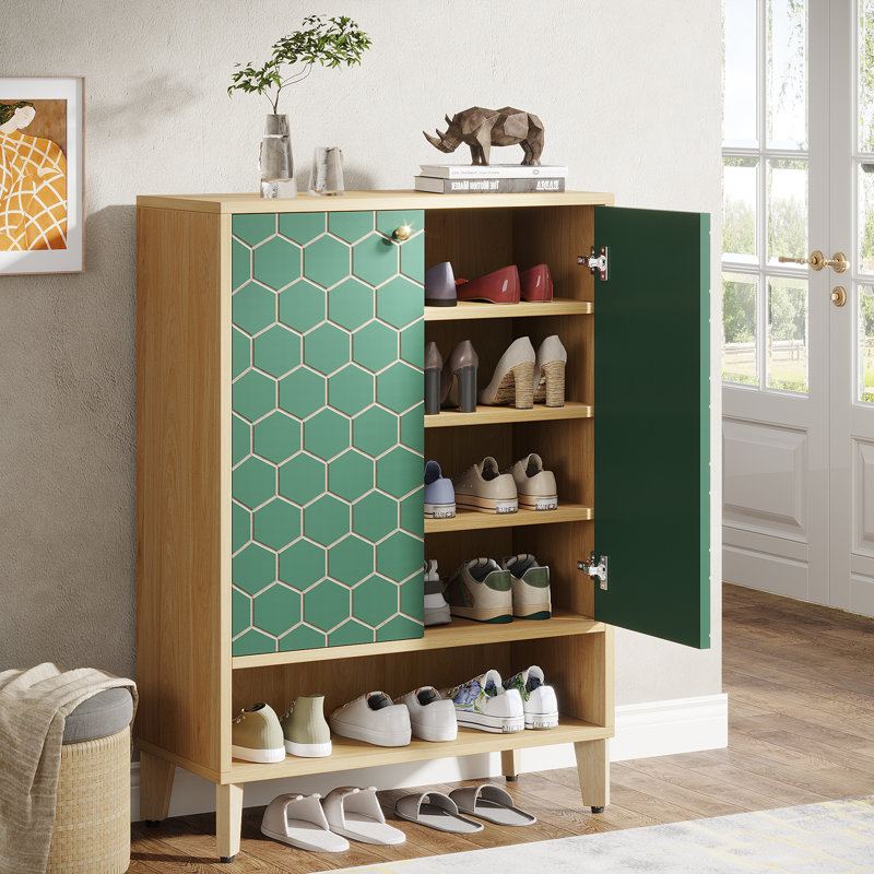 18 Pair Shoe Storage Cabinet