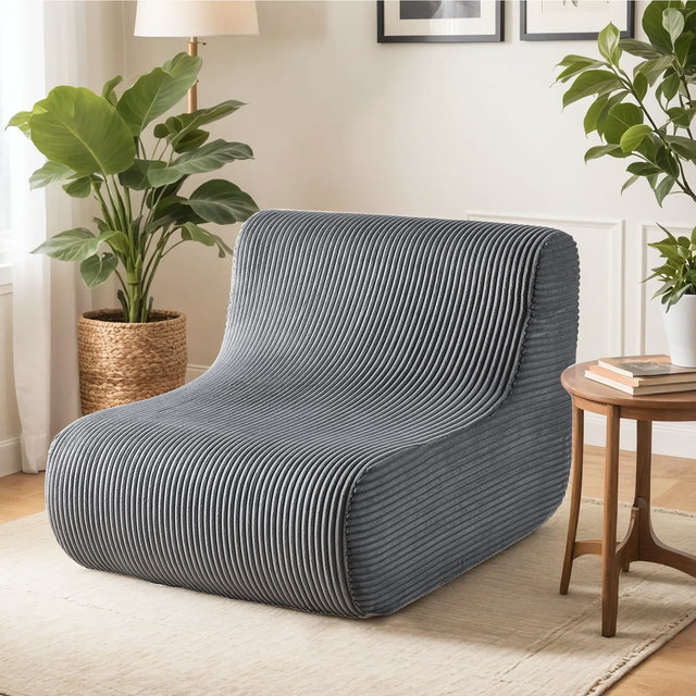 Cotton Blend Bean Bag Lounger