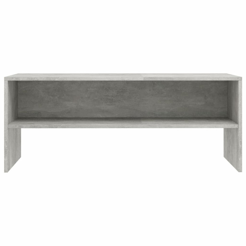 Meuble télé Console console Meuble télé Meuble audio-vidéo en bois d'ingénierie, Gris béton