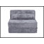 Compression Mahjong Sofa, Convertible Floor Sofa Bed, DIY Boneless Modular Sectional, No Assembly, Circle Fleece Fabric, Oversized Single With Pillow