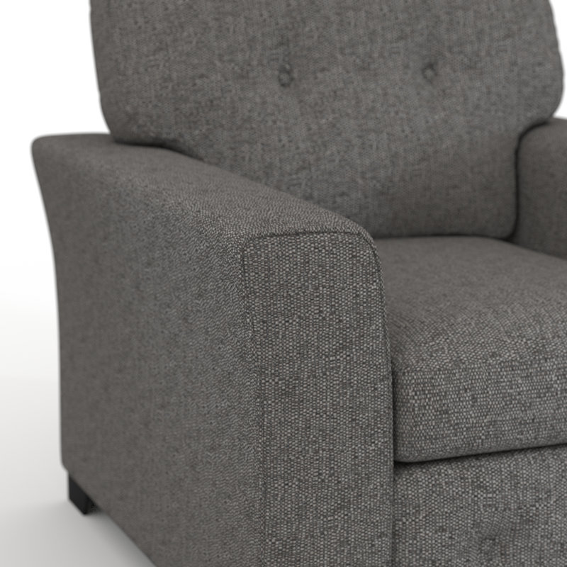 Lisbon Upholstered Armchair, Grey