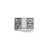 ILVE Nostalgie II Series 40 inch Dual Fuel Range with 6 Sealed Burners, Griddle (Glass Door)-99299506-99299489
