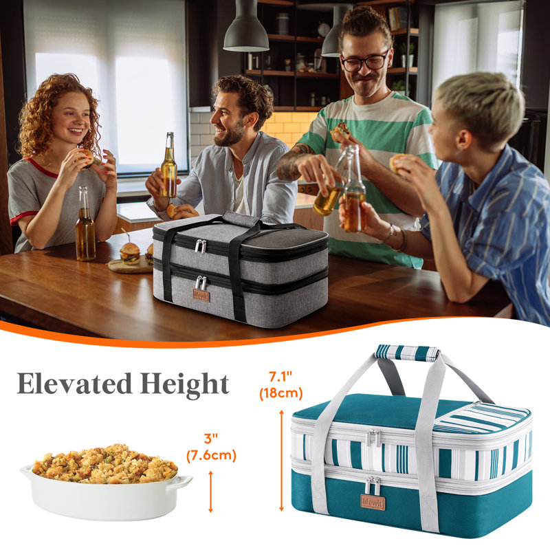 Polyester Picnic Cooler, Green