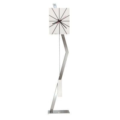 Zander 77.5" H Metal Grandfather Clock