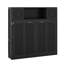 Lit escamotable double avec armoires de rangement