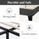 Elison Platform Bed with Fabric Upholstered Headboard and Wooden Slats